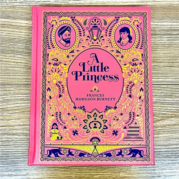 A LITTLE PRINCESS by Frances Hodgson Burnett Fully Illustrated Leather Bound - Picture 1 of 6